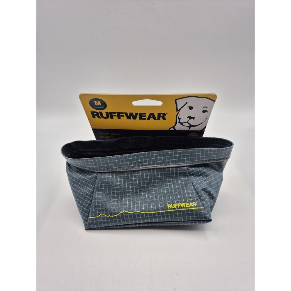 Ruffwear Great Basin Waterproof Bowl Medium 1.1 Quart Slate Blue Brand New